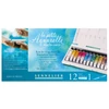 Sennelier la petite Aquarelle Travel box akvarellfesték készlet - 12x10 ml + ecset