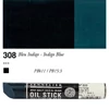 Sennelier Oil Stick olajfesték rúd, 38 ml - 308, indigo blue