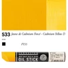 Sennelier Oil Stick olajfesték rúd, 38 ml - 533, cadmium yellow deep