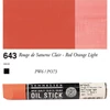 Sennelier Oil Stick olajfesték rúd, 38 ml - 643, red orange light