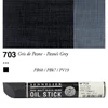 Sennelier Oil Stick olajfesték rúd, 38 ml - 703, payne’s grey