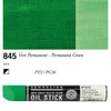 Sennelier Oil Stick olajfesték rúd, 38 ml - 845, permanent green