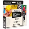 Sennelier Oil Stick olajfesték rúd készlet - 6x38 ml, introductory set