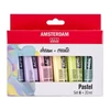 Talens Amsterdam akrilfesték készlet - 6x20 ml, pasztell színek