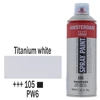 Talens Amsterdam vízbázisú akrilfesték spray, 400 ml - 105, titanium white
