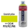 Talens Amsterdam vízbázisú akrilfesték spray, 400 ml - 243, greenish yellow