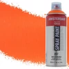 Kép 1/4 - Talens Amsterdam vízbázisú akrilfesték spray, 400 ml - 257, reflex orange