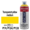 Kép 2/4 - Talens Amsterdam vízbázisú akrilfesték spray, 400 ml - 272, transparent yellow medium