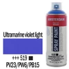 Kép 2/4 - Talens Amsterdam vízbázisú akrilfesték spray, 400 ml - 519, ultramarine violet light