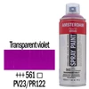 Kép 2/4 - Talens Amsterdam vízbázisú akrilfesték spray, 400 ml - 561, transparent violet