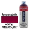 Kép 2/4 - Talens Amsterdam vízbázisú akrilfesték spray, 400 ml - 567, permanent red violet