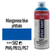 Kép 2/4 - Talens Amsterdam vízbázisú akrilfesték spray, 400 ml - 582, manganese blue phthalo