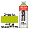 Kép 2/4 - Talens Amsterdam vízbázisú akrilfesték spray, 400 ml - 621, olive green light