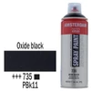 Talens Amsterdam vízbázisú akrilfesték spray, 400 ml - 735, oxide black