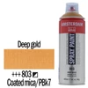 Kép 2/4 - Talens Amsterdam vízbázisú akrilfesték spray, 400 ml - 803, deep gold