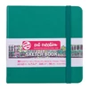 Talens Art Creation Sketch Book rajz- és vázlatfüzet, 140 g, 80 lap - 12x12 cm, sötétzöld