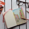 Talens Art Creation Sketch Book rajz- és vázlatfüzet, 140 g, 80 lap - 9x14 cm, pasztell ibolyaszín