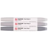 Talens Pantone kétvégű ecsetfilc készlet - 3 db, Cool gray
