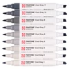 Talens Pantone kétvégű ecsetfilc készlet - 9 db, Cool gray