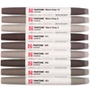 Talens Pantone kétvégű ecsetfilc készlet - 9 db, Warm gray
