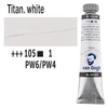 Talens Van Gogh olajfesték, 20 ml - 105, titanium white