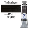 Talens Van Gogh olajfesték, 20 ml - 403, vandyke brown