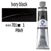 Talens Van Gogh olajfesték, 200 ml - 701, ivory black