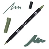 Tombow abt dual brush pen kétvégű filctoll - 228, grey green