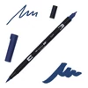 Tombow abt dual brush pen kétvégű filctoll - 569, jet blue