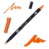 Tombow abt dual brush pen kétvégű filctoll - 905, red