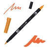 Tombow abt dual brush pen kétvégű filctoll - 925, scarlet