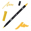 Kép 1/5 - Tombow abt dual brush pen kétvégű filctoll - 985, chrome yellow