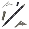 Tombow abt dual brush pen kétvégű filctoll - N49, warm grey 8