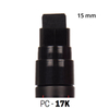Kép 3/5 - UNI POSCA PC-17K filctoll, 15 mm - 24, fekete