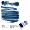 White Nights szilkés akvarellfesték, 2,5 ml, granuláló - 555, dark blue shadows