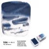 White Nights szilkés akvarellfesték, 2,5 ml, granuláló - 556, blue shadows