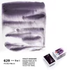White Nights szilkés akvarellfesték, 2,5 ml, granuláló - 629, violet shadows