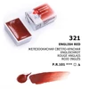 White Nights szilkés akvarellfesték, 2,5 ml - 321, English red