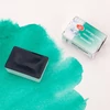 White Nights szilkés akvarellfesték, 2,5 ml - 713, emerald green
