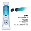 White Nights tubusos akvarellfesték, 10 ml - 507, turquoise blue