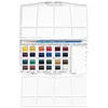 Winsor&Newton Cotman akvarellfesték készlet, 24x1/2 szilke + ecset - Travel