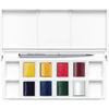 Winsor&Newton Cotman Pocket Set akvarellfesték készlet, 8x1/2 szilke + ecset - Floral