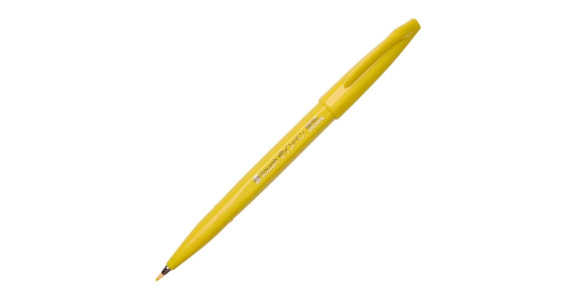 Pentel Brush Sign Pen SES15C-FFX - Pennarello Con Punta A Pennello Flessibile Per Calligrafia E Illustrazioni - 6