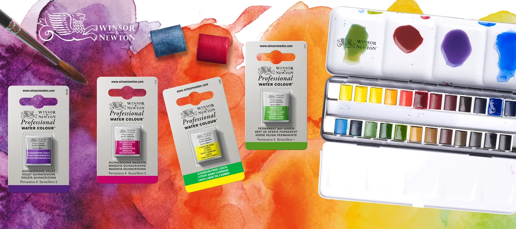 Winsor&Newton Professional akvarellfestékek