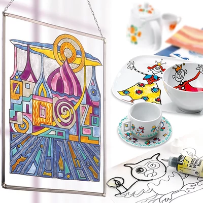 Üveg és porcelánfestékek