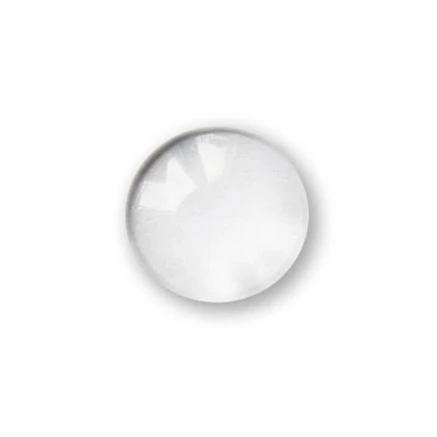 Üveglencse, kerek, 18 mm