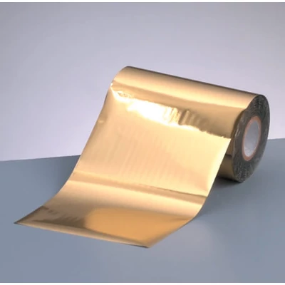 Fólia gyertyára - arany, 10x20 cm