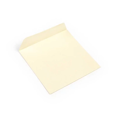 Boríték, négyzet, 14x14 cm - krém, 80 g