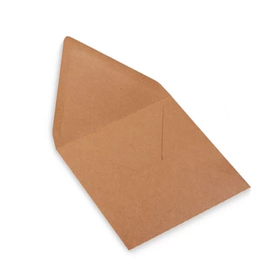 Boríték, négyzet, 14x14 cm - natúrpapír, 160 g