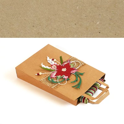 Natúrpapír A4, 100 g - fluting grey